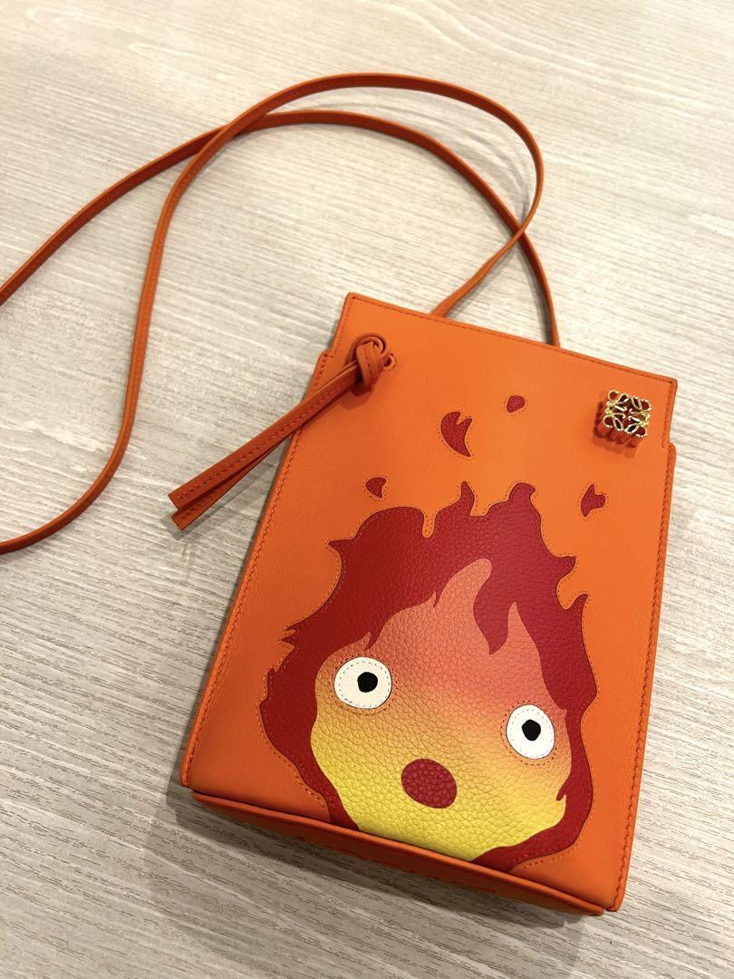Loewe Dice Pocket Shoulder Bag Howl's Moving Castle Calcifer Hayao