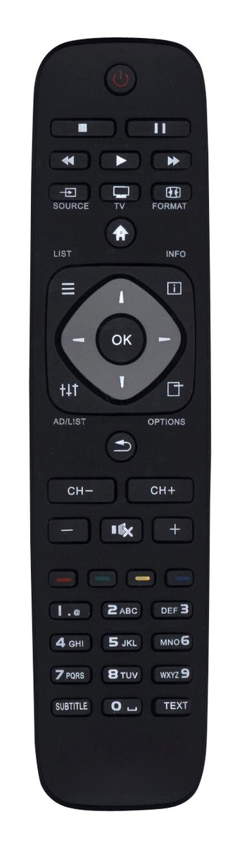 Télécommande De Remplacement Pour TV Philips 40PFL3138H/12, 40PFL3148, Etc. - Marque Infrashop, Neuf