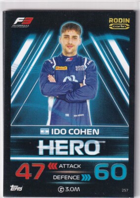 Topps F1 Turbo Attax 2023 Formel 1 Karte Nr. 257 F3 Ido Cohen Hero