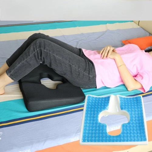 T-shaped Memory Foam Gel Pad Breathable Butt Cushion Sit Bed Hemorrhoid Pressure - Picture 4 of 16