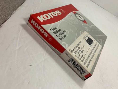 KORES Carbofilm Typewriter Ribbon KOR192B Black IBM Wheelwriter NIB Sealed - Picture 3 of 4