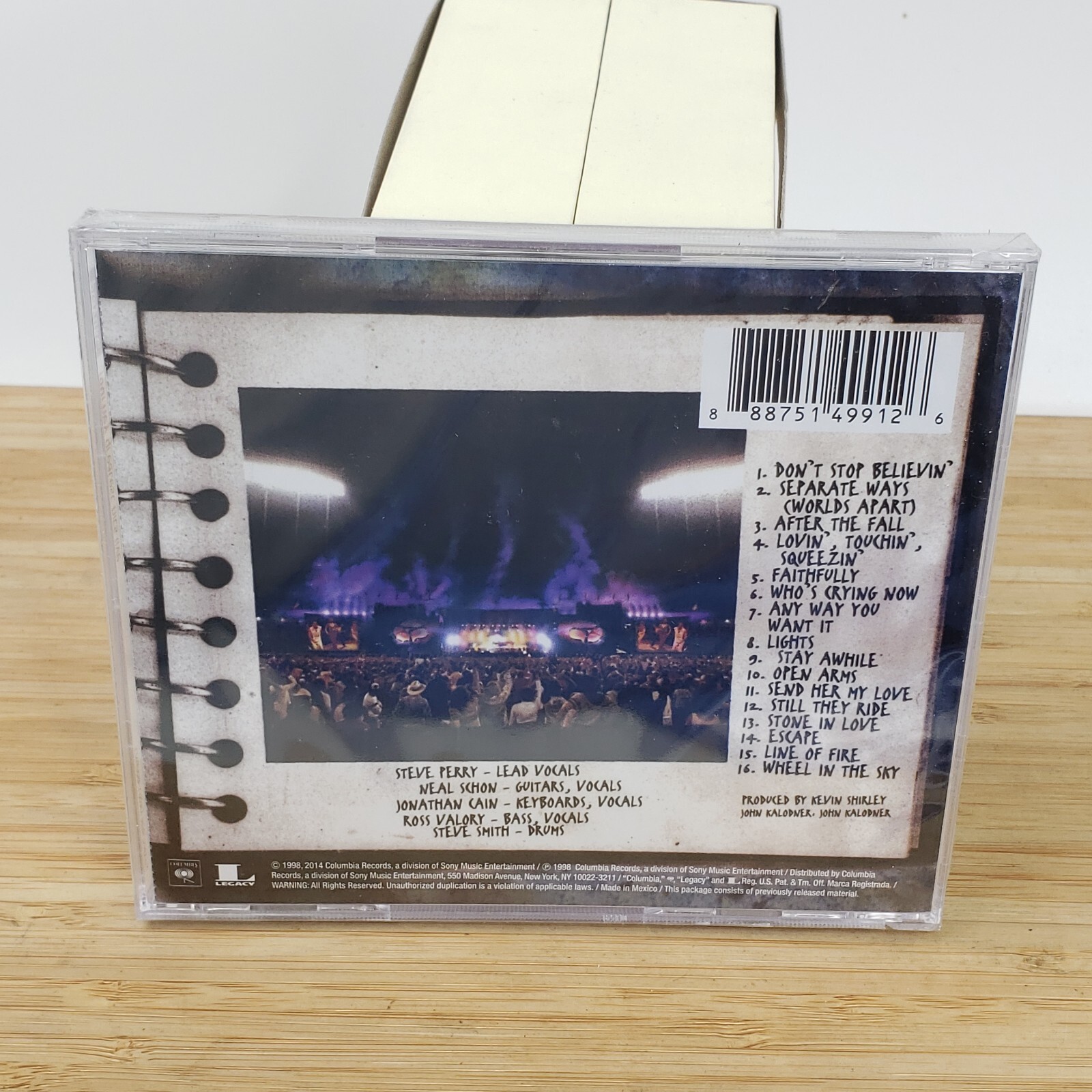 JOURNEY • Greatest Hits Live ~ Steve Perry Don’t Stop Believin’ BRAND ...