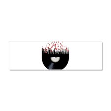 CafePress City Music Car Magnet 10 x 3, Magnetic Bumper Sticker (1168534617)