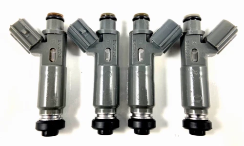 OEM x4 Denso 12-Hole Upgrade Fuel Injectors for 2001-2004 Toyota Camry Solara I4 Foto 3 de 4