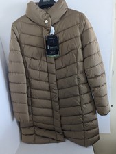 'geox W Seyla Coat Woman Jackets, Gold Size 46 (uk 18)