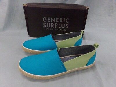 Generic Surplus Mens Size 12 SLIP-ON Canvas Fashion Sneakers Shoes NEW in  Box