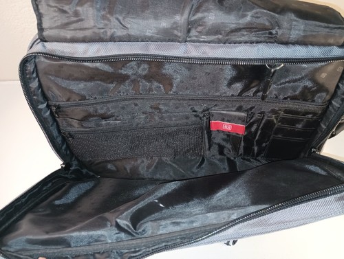 FUL Laptop Messenger CarryOn Luggage Travel Bag Shoulder Tote Gray Black - Picture 5 of 9