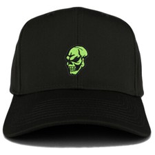 Green Skull Patch Structured Baseball Cap - FREE SHIPPING