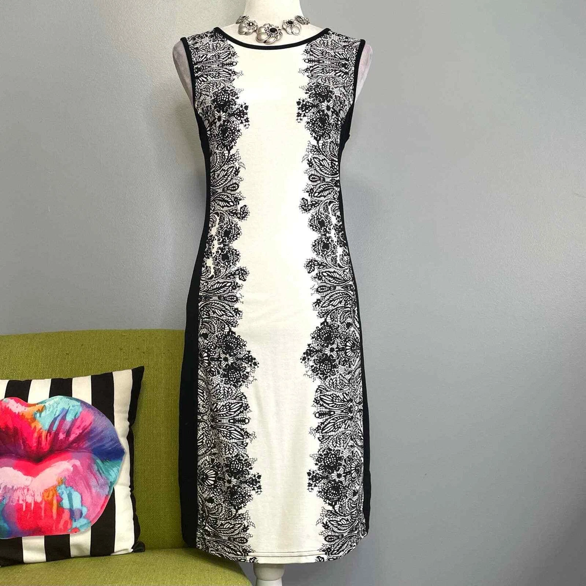 Venus black clearance and white dress