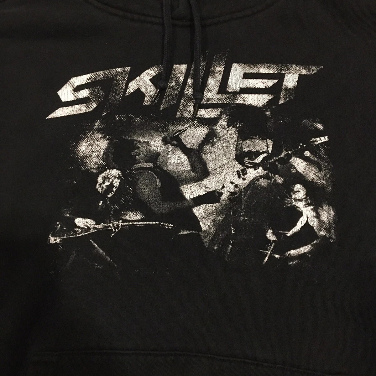 Skillet Christian Rock Metal Band Hoodie Jacket Black Size Medium