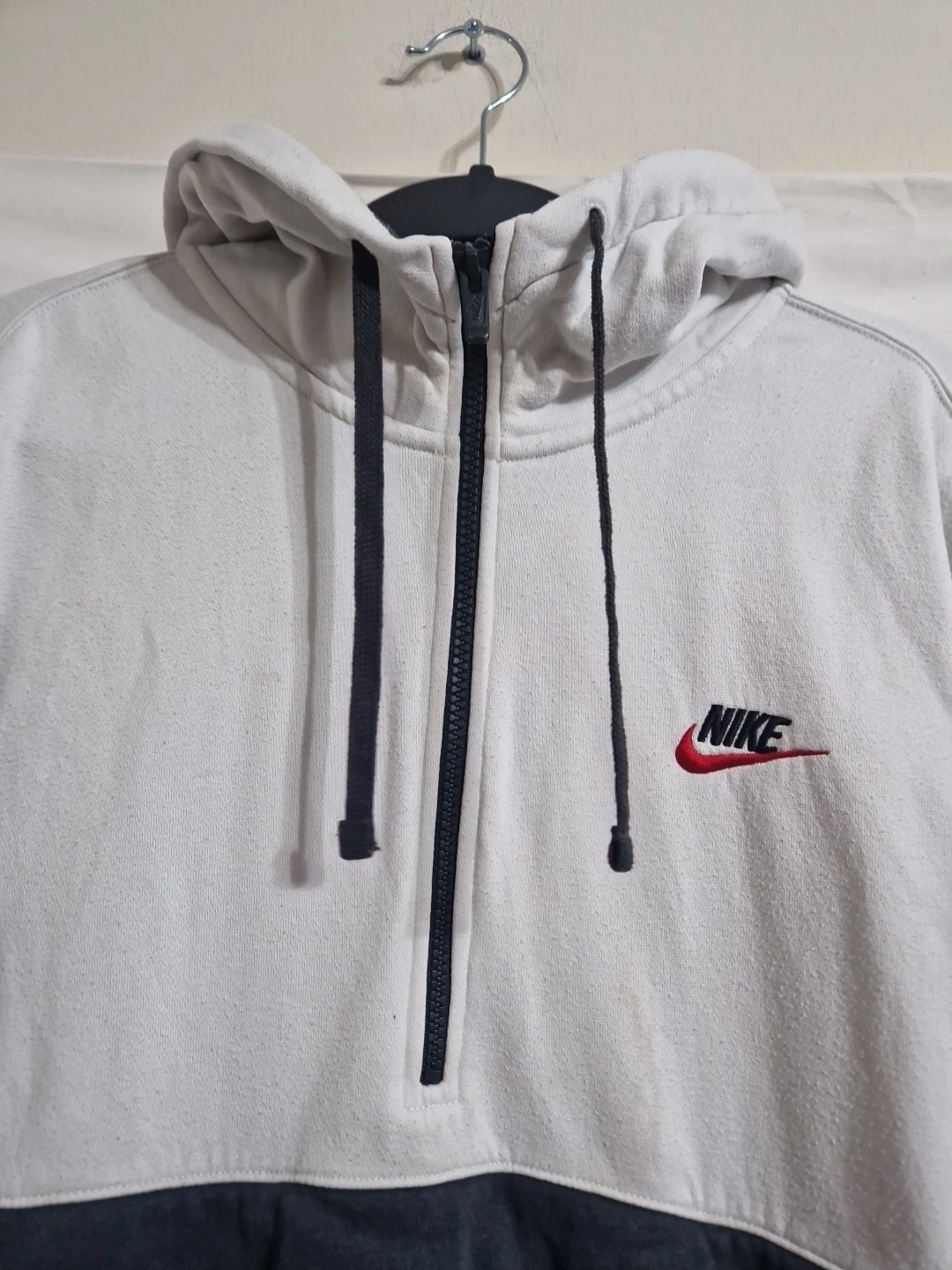 OFF WHITE Felpa con cappuccio Nike Meds Medium colore Blick tasca frontale