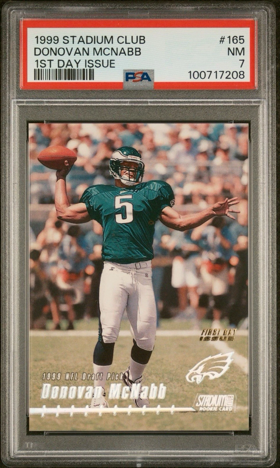 Donovan McNabb Stadium Club 1st Day Issue #165 Base