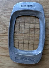 Vintage Presto Aluminum French Fry Cutter Wire / Potato Slicer 5 5/8" 
