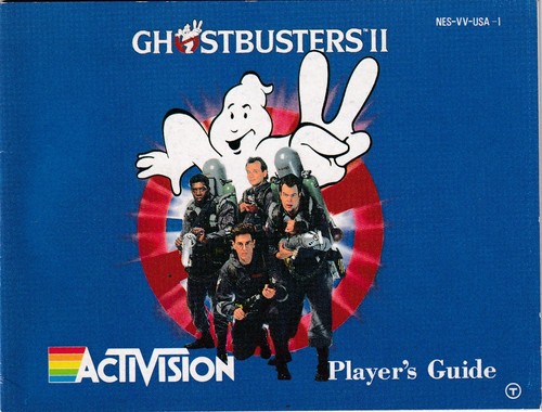 Nintendo NES Instruction Manual Ghostbusters II