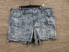 Seven7 Paisley Weekend Short Womens Size 22W ...