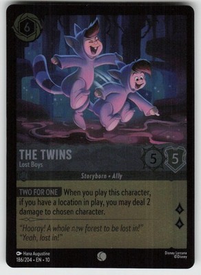 Cold Foil The Twins - Lost Boys 186/204 Common Whispers in the Well