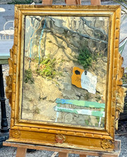 MIROIR AU MERCURE EN BOIS DORE EPOQUE XVIII eme