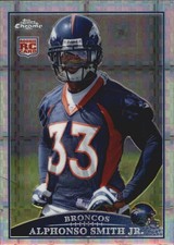 2009 Topps Chrome Xfractors #TC114 Alphonso Smith Rookie Card RC. rookie card picture