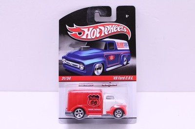 Mattel Hot Wheels 2009 Delivery Slick Rides '49 Ford COE Phillips 66 Truck RR