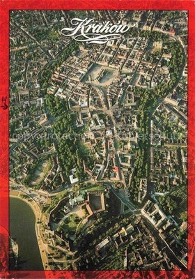 KRAKOW Krakau PL Altstadt Fliegeraufnahme