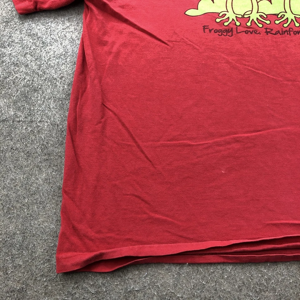 Camisa Café Selva Tropical De Colección Para Hombres XL Gráfica Rana Amor Novedad Rana Adulta Foto 2 de 4