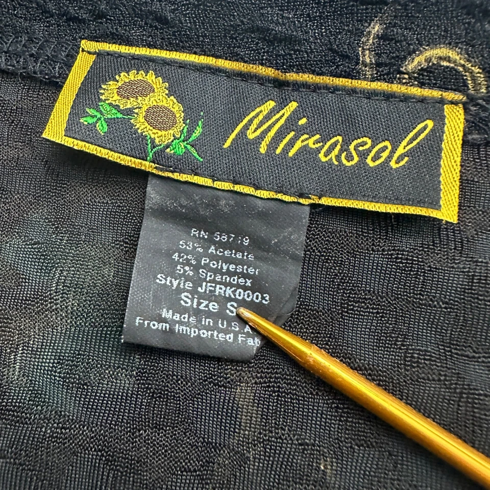 Mirasol женщин винтажный Whimsigoth цветочный два изделия комплект размер S богемное Luxe Artsy - Изображение 3 из 4