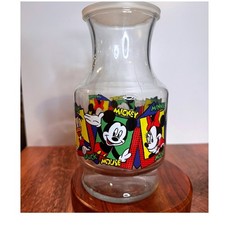 Vintage Disney Mickey Mouse Minnie Mouse Juice Carafe