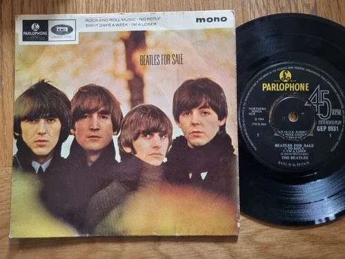 Beatles For Sale EP 1965 GEP 8931 First Pressing Buckland Print 7”