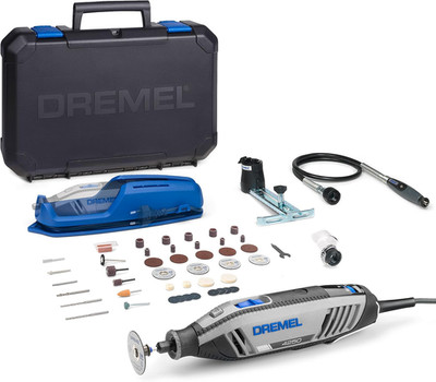 Dremel 4250 Rotationswerkzeug 175 W, Multifunktionswerkzeug-Set Mit 3 Vorsatzger