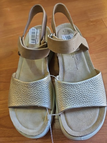 Ecco Corksphere Flowt Wedge Cork Sandal Women's 38/7-7.5 DISPLAY MODEL