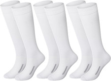3 Pairs Baseball Socks Bulk Softball Sock Youth High Long Tube Soccer Football T