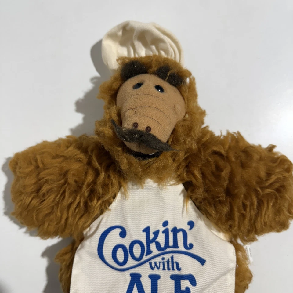 Vintage Alf Puppet Plush Chef "Cookin With Alf" Hand Puppet Burger King - Image 3 of 4