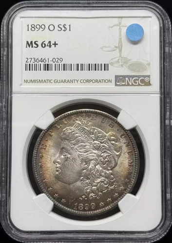 1899 O Morgan Silver Dollar NGC MS-64+
