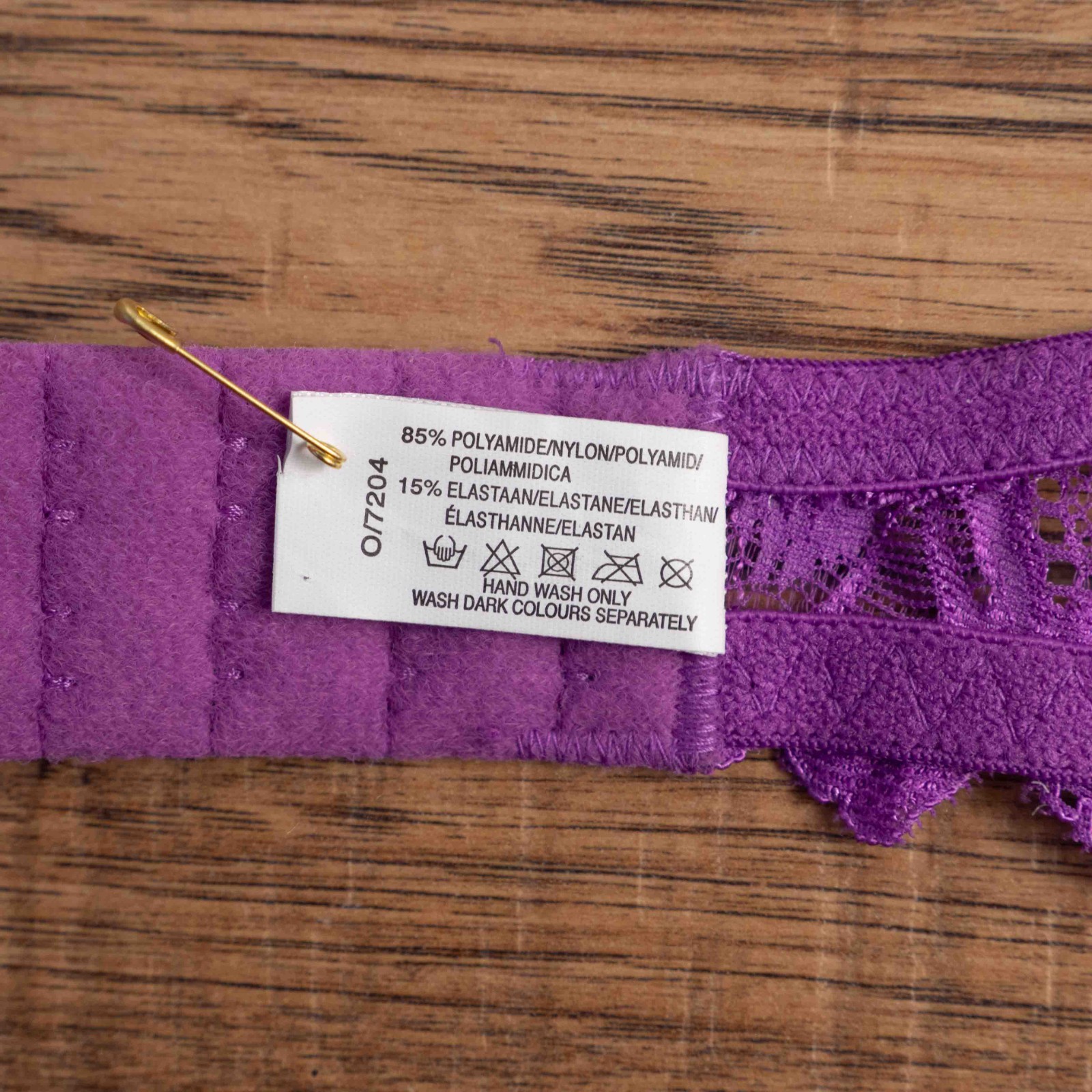 After Eden Bra 38B Purple Balconette  Underwired  Padded  BNWT image 9