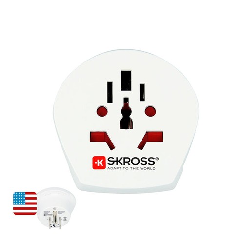 SKROSS 1.500230-E Power Plug Adapter Type D