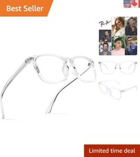 Stylish Clear Frame Glasses for Men  Women - Versatile Non-Prescription Eyewear