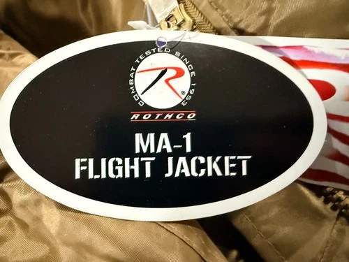 Rothco MA-1 Flight Jacket Coyote Brown Military Bomber Coat Reversible Size XXL image 6
