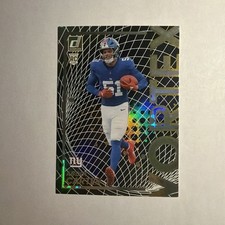 2025 Panini Donruss Abdul Carter #11 Galactic Vortex New York Giants RC