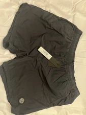 Stone Island Brushed Nylon Swim Trunks  Black  (RRP $ 232)