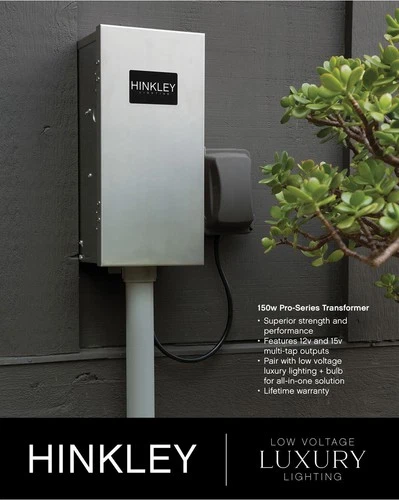 Hinkley Lighting 1001-LV Republic 12v 3.5w 17" Tall Coastal - Black - Picture 10 of 11