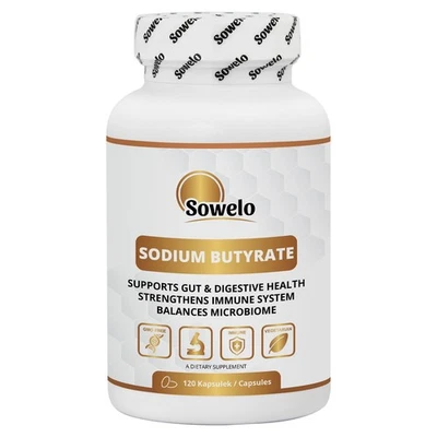 Natriumbutyrat Kapseln – Hochdosiert für Verdauung & Immunsystem – Sowelo