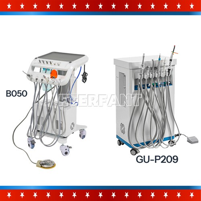 #ad #ad Dental Portable Mobile Cart Delivery Unit System 4Holes with Air Compressor US $1259.09