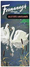 Vintage Fermanagh Northern Ireland Travel Tourist Brochure Photo Images