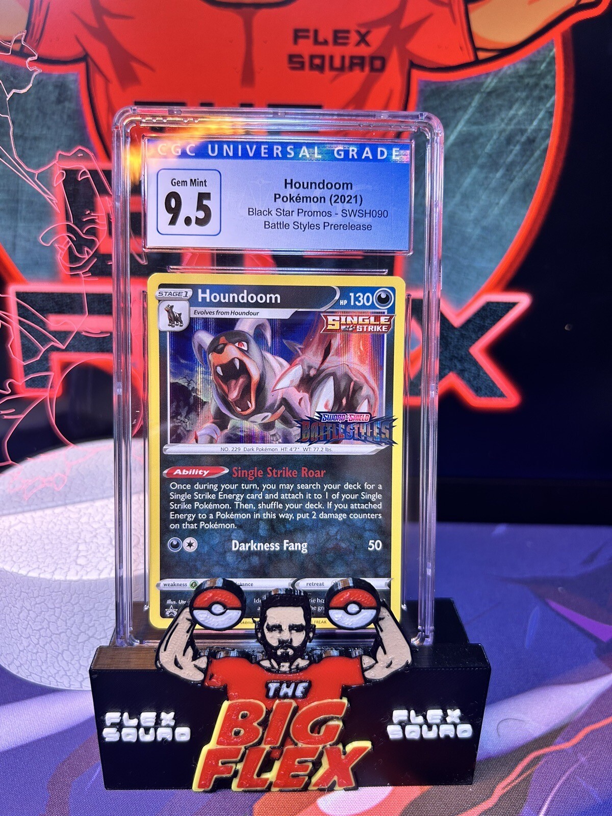 Houndoom SWSH 090 Black Star Promo Battle Styles Prerelease 2021 CGC 10 Pokémon