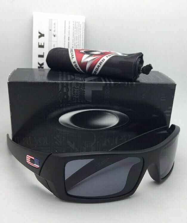 New OAKLEY Sunglasses GASCAN 11-192 60-15 Matte Black with USA
