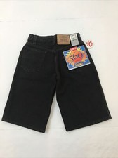 NWT VTG New Levis 560 Jean Short Boys Size 10 Regular Fit Orange Tab Waist 24