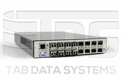 EMC Connectrix DS-4400M 4GB FC Network Switch w/ 8x 4GB FC SFPs 100-560-652