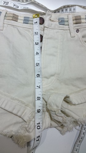 Free People Womens Ivory Soda Short Shorts Size 25 MSRP $98 - Picture 12 of 12