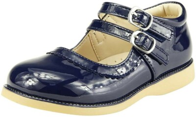 The Doll Maker Girls Mary Jane Flat Little Kid School Dress Shoes