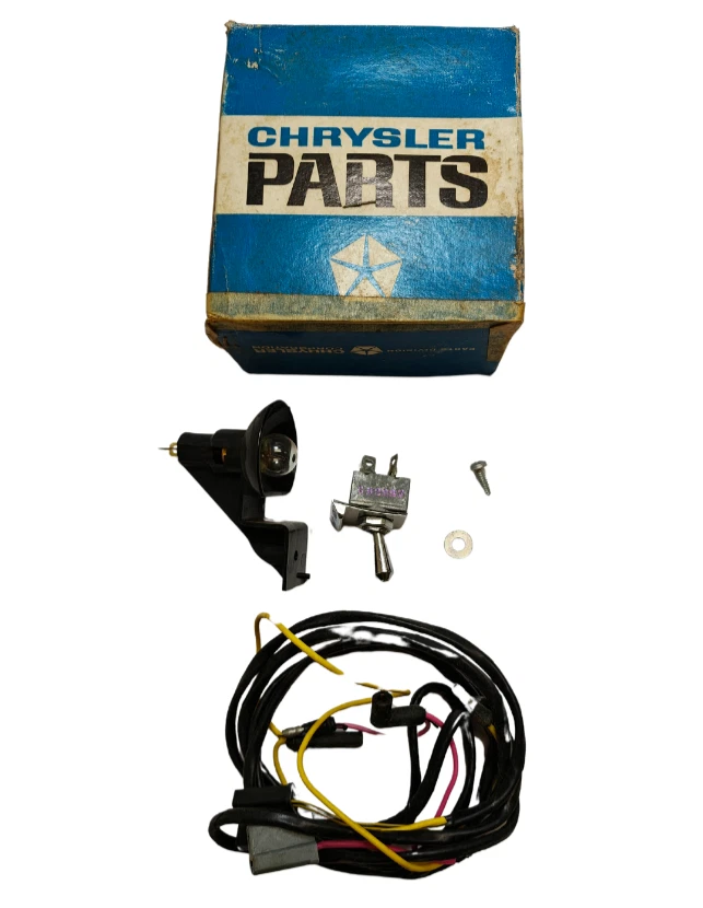 1968-1969 Plymouth Valiant Dart Courtesy Map Lamp Light Package NOS 2864322 - Image 2 of 4